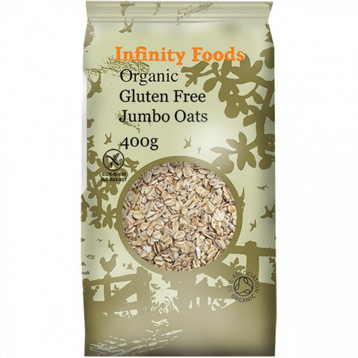 Infinity Foods Organic Gluten-Free Jumbo Oatflakes 500g