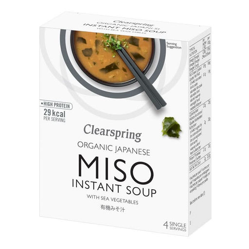 Clearspring Instant Miso Soup Sea Veg 4 x 10g