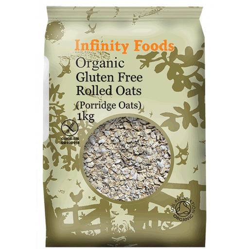 Infinity Foods Organic Gluten-free Porridge Oats 1KG