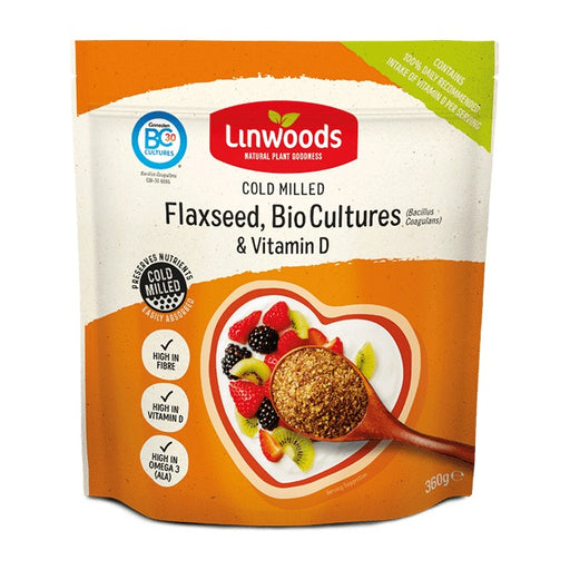 Linwoods Flaxseed with Probiotic & Vitamin D 360g