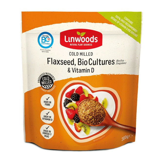 Linwoods Flaxseed with Probiotic & Vitamin D 360g