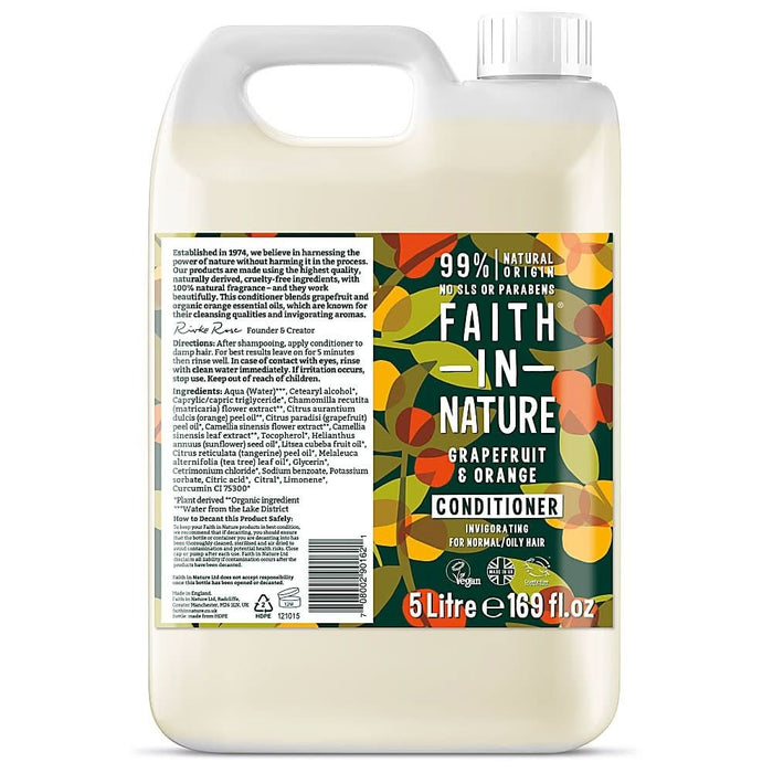 Faith In Nature Grapefruit & Orange Conditioner 5L
