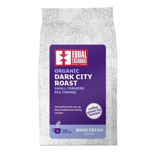 Equal Exchange Dark City Roast Coffee Beans 227g