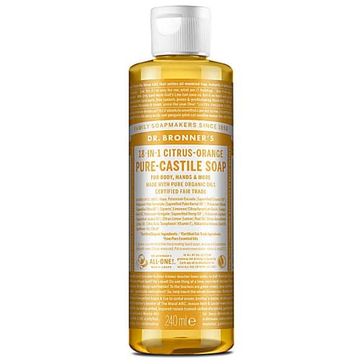 Dr Bronner Citrus Orange Castile Soap 237ml