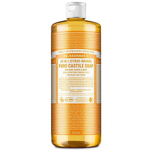 Dr Bronner Citrus Orange Castile Soap 946ml
