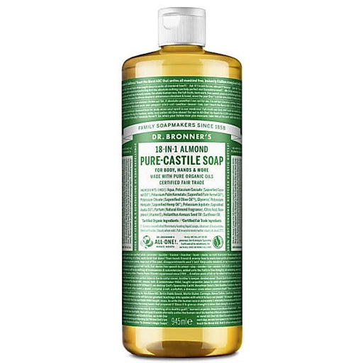 Dr Bronner Almond Castile Soap 946ml