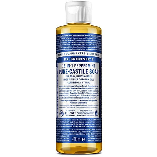 Dr Bronner Peppermint Castile Soap 237ml