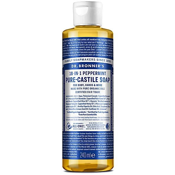 Dr Bronner Peppermint Castile Soap 237ml