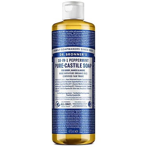 Dr Bronner Peppermint Castile Soap 473ml