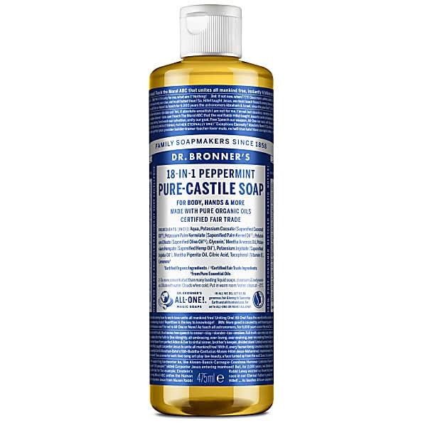 Dr Bronner Peppermint Castile Soap 473ml
