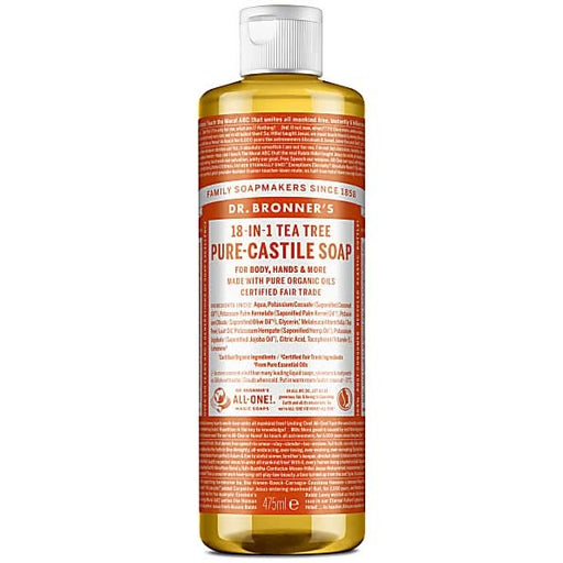 Dr Bronner Tea Tree Castile Soap 473ml
