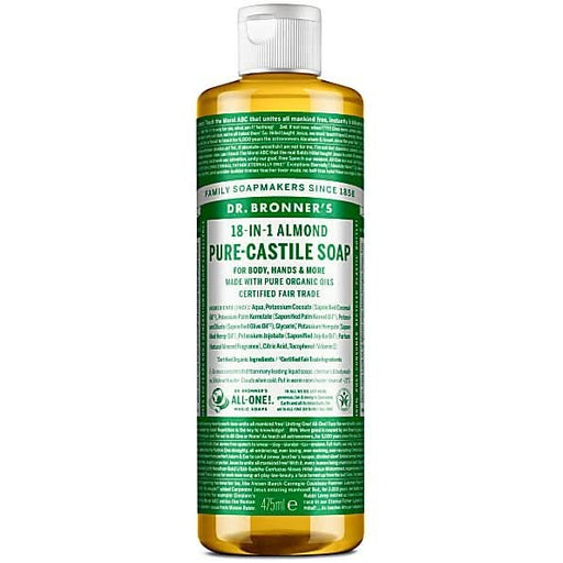 Dr Bronner Almond Castile Soap 473ml