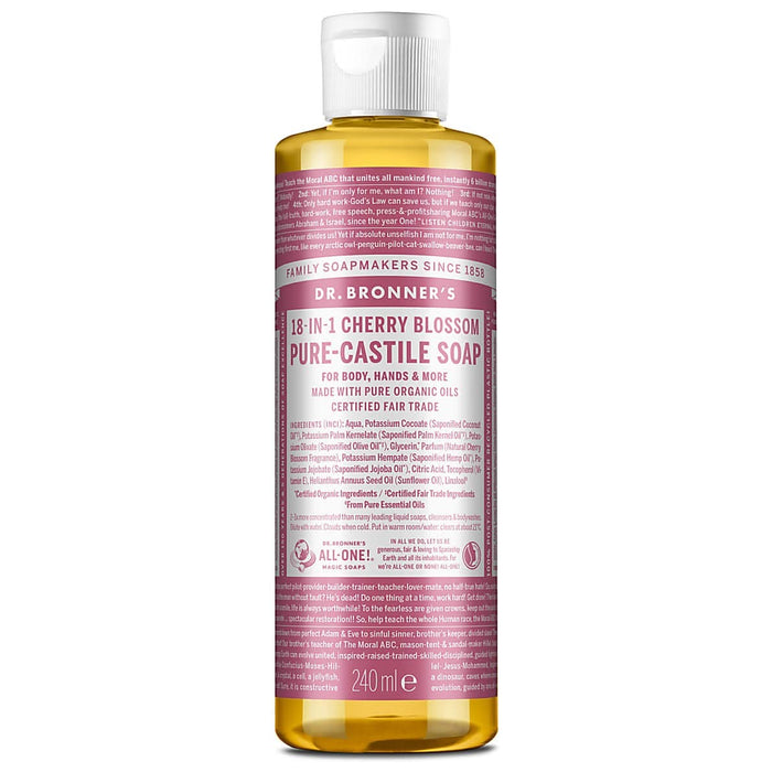 Dr Bronner Cherry Blossom Castile Soap 240ml