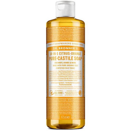 Dr Bronner Citrus Orange Castile Soap 473ml
