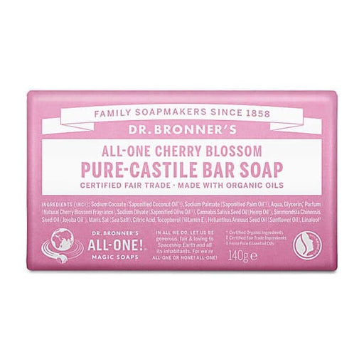 Dr Bronner Cherry Blossom Soap Bar 140g