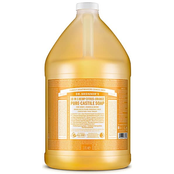 Dr Bronner Citrus Orange Castile Soap 3790ml