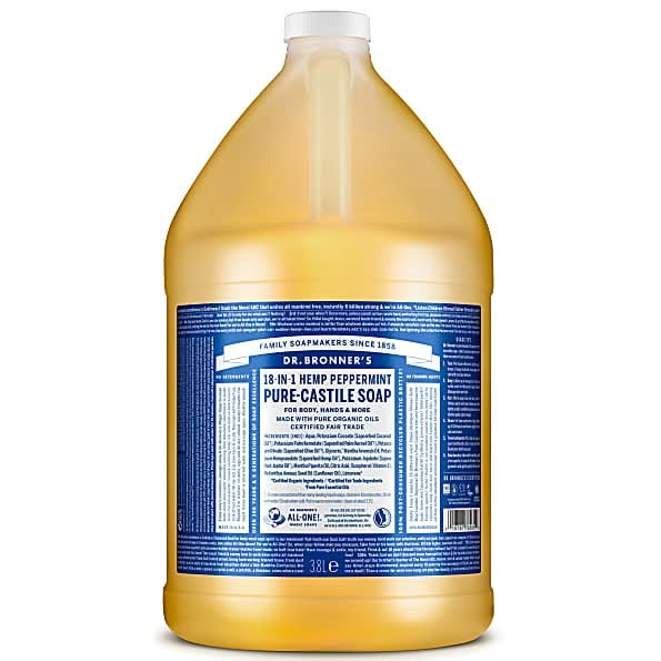 Dr Bronner Peppermint Castile Soap 3790ml