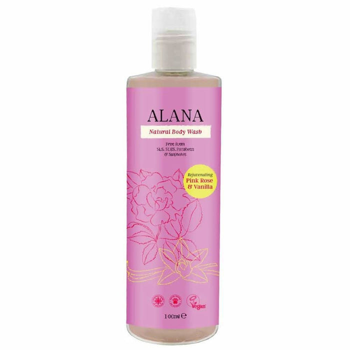 Alana Rose & Vanilla Natural Body Wa 100ml