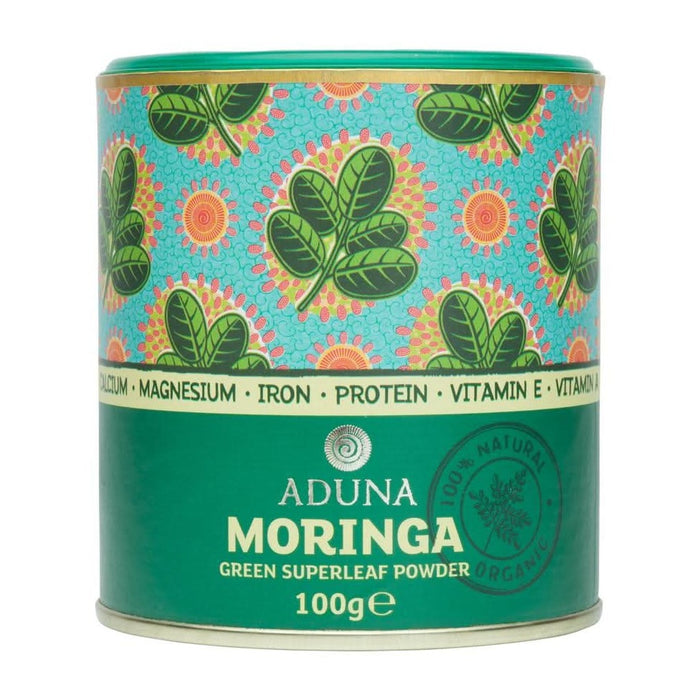 Organic Moringa Superleaf Powder 100g - Raw Nutrient-Dense