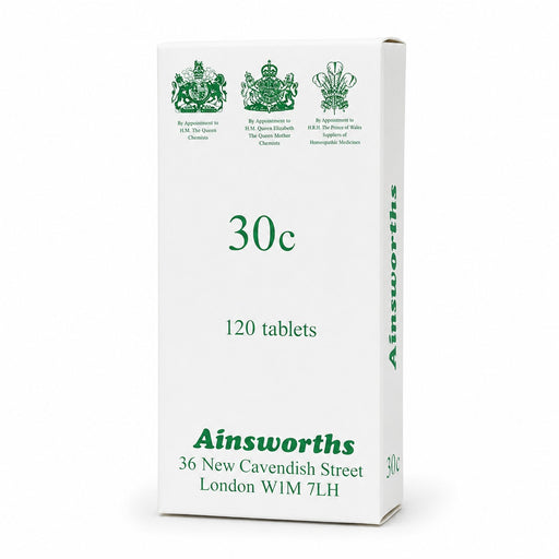 Ainsworths Kali Bich 30C Homeopathic Tablets - 120 Count