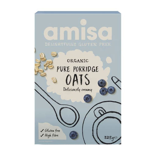Amisa Organic Gluten Free Porridge Oats 325g
