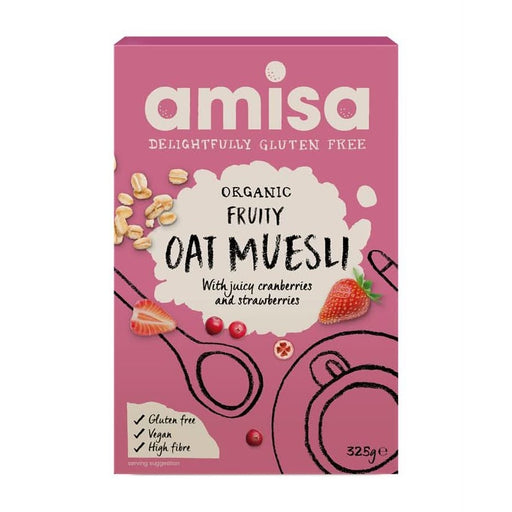 Amisa Organic Gluten Free Fruity Oat Muesli 325g