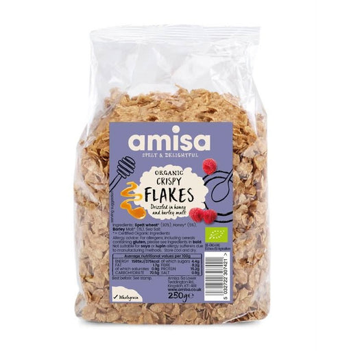 Amisa Organic Crispy Spelt Flakes 250g
