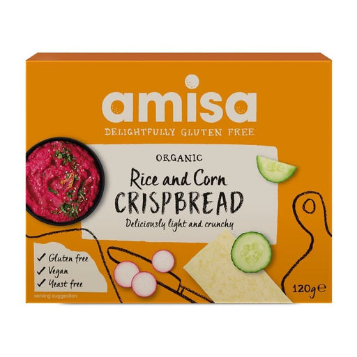 Amisa Org Corn & Rice Crispbread 120g