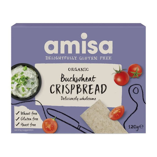 Amisa Org Buckwheat Crispbread Gluten Free 120g