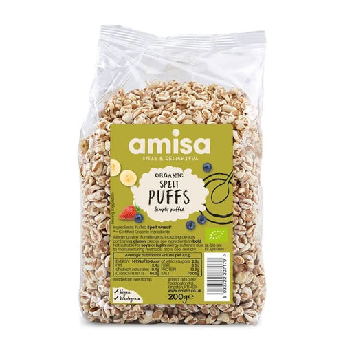 Amisa Organic Spelt Puffs 200g