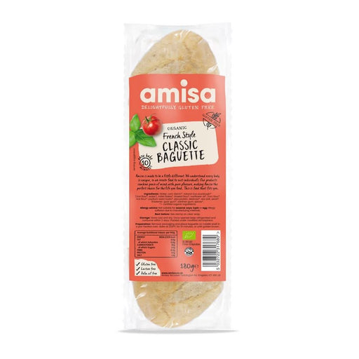 Amisa Organic GF French Baguette 180g