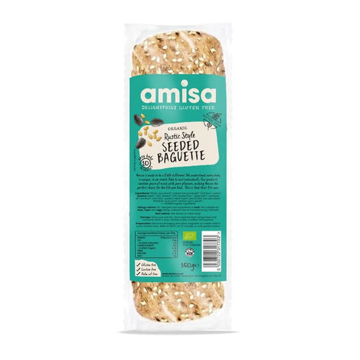 Amisa Organic GF Seeded Baguette 160g