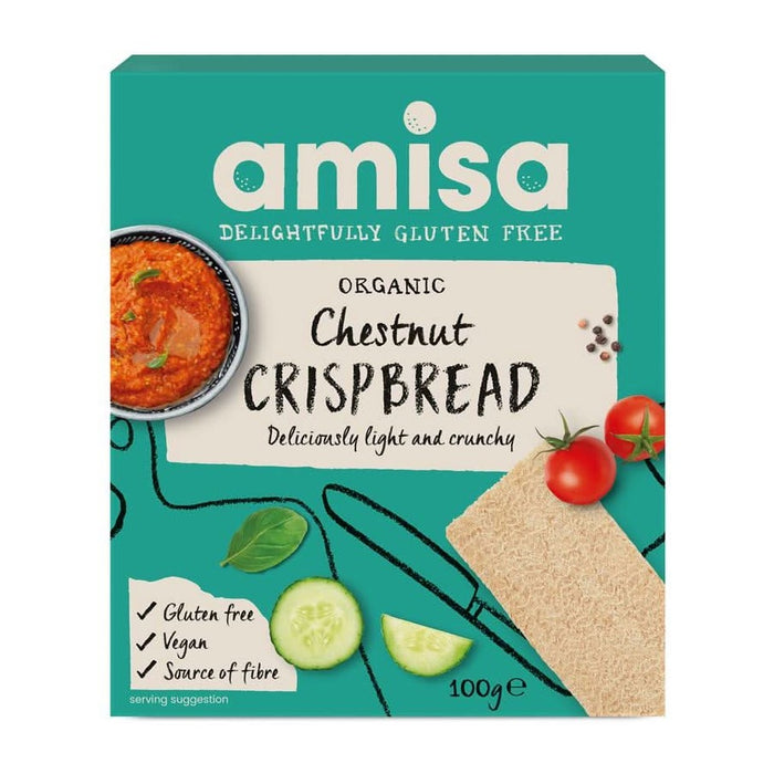 Amisa Organic Chestnut Crispbread 100g