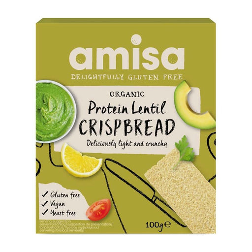 Amisa Lentil Crispbread 100g