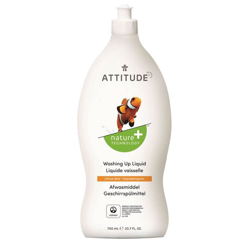 Attitude Washing Up Liquid - Citrus Zest 700ml
