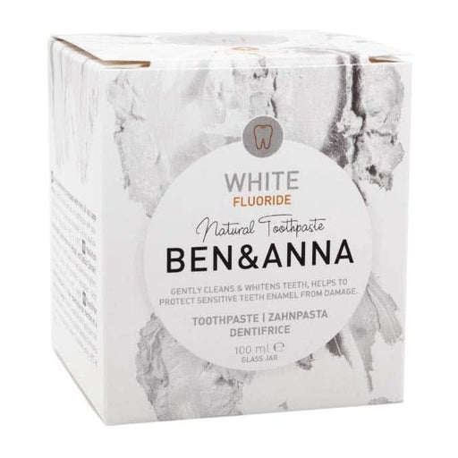 Ben & Anna - Toothpaste White (Fluoride) 100ml