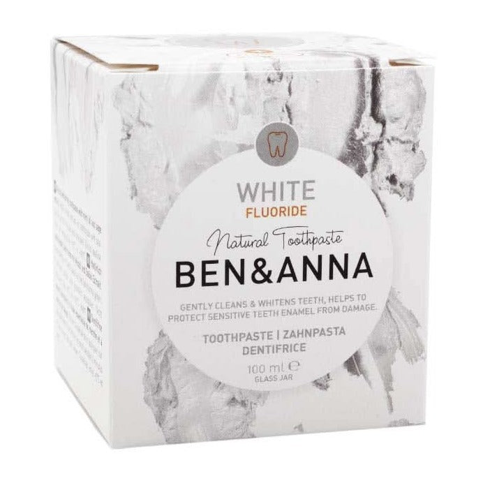 Ben & Anna - Toothpaste White (Fluoride) 100ml