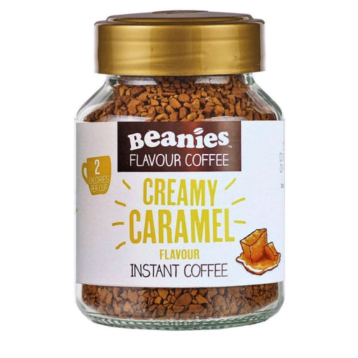 Beanies Creamy Caramel Flavour Coffee 50g