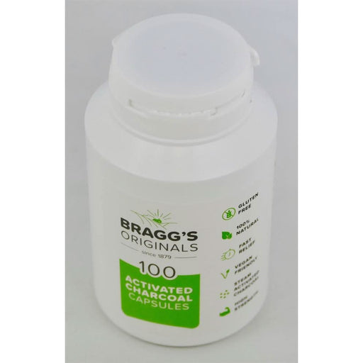 Braggs Vegetarian Charcoal 300mg 100 Capsules