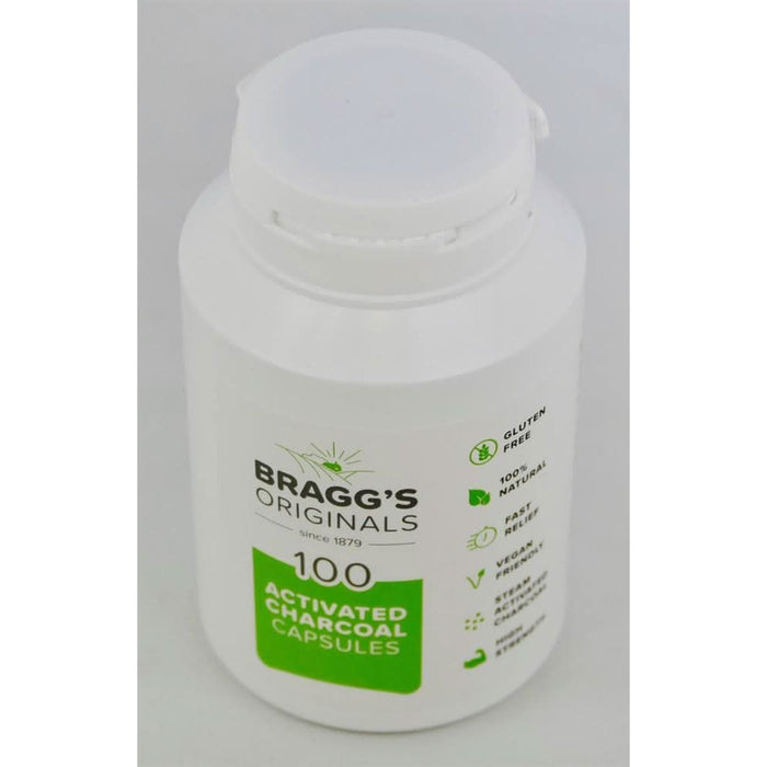 Braggs Vegetarian Charcoal 300mg 100 Capsules