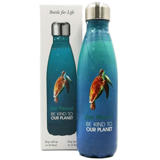 Just Natural BFL S/Steel Drinks Bottle Turtle 500ml