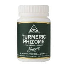 Bio Health Turmeric Rhizome 60 Capsules