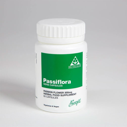Bio Health Passiflora Herb Capsules 300mg 60 Capsules