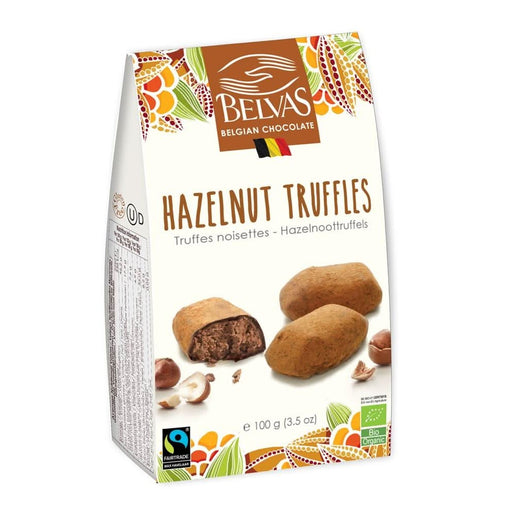 Belvas Organic Hazelnut truffle 100g