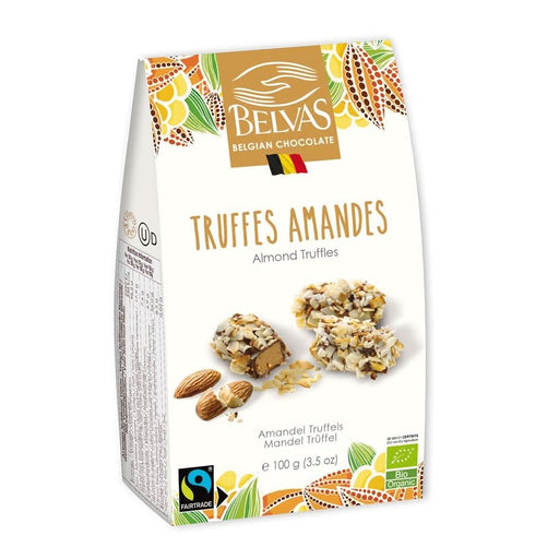 Belvas Organic Almond Truffles 100g