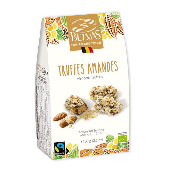 Belvas Organic Almond Truffles 100g