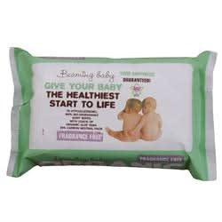 Beaming Baby Organic BabyWipes Unfragranced 72wipes