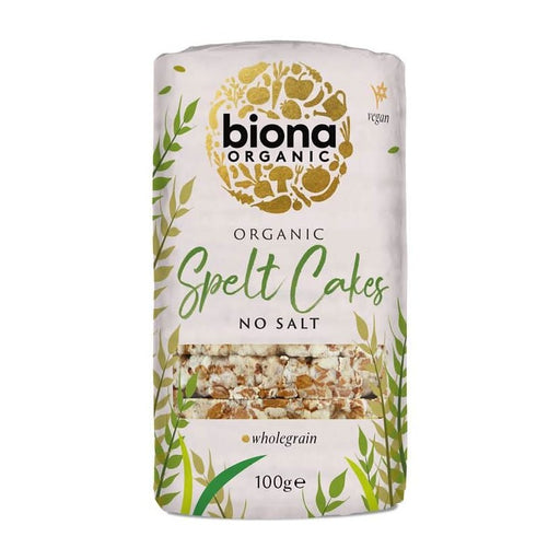 Biona Organic Spelt Cakes No Salt 100g