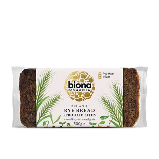 Biona Rye Bread Sprouted Seeds 500g