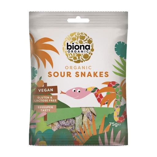Biona Organic Sour Snakes 75g